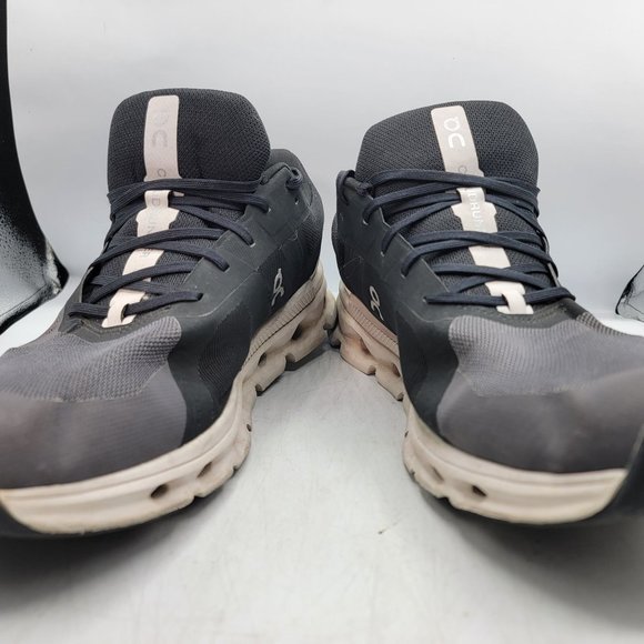 On Cloud Cloudrunner Mens 13 Black Eclipse Frost Athletic Shoes Walking Running - Picture 3 of 14